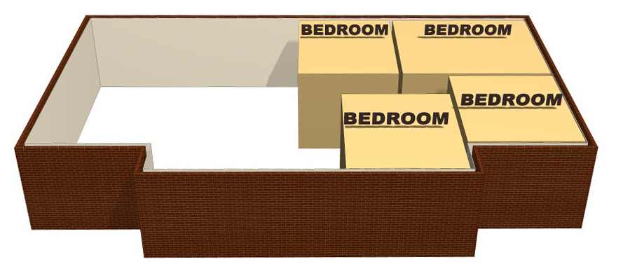  One  Story  Plans  All Bedrooms  Together  Dream Home  